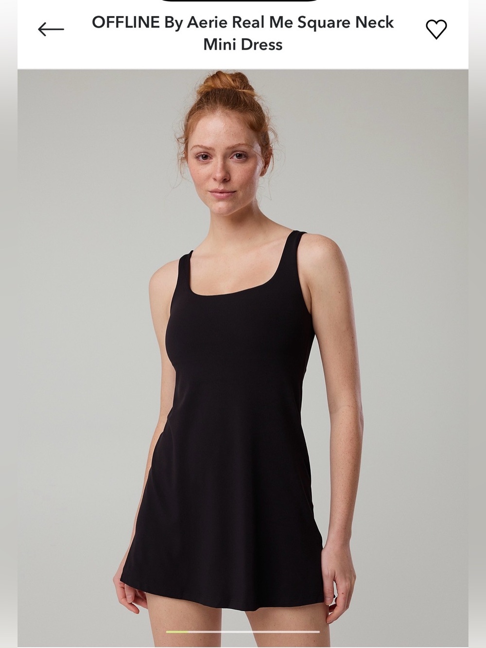 Offline by aerie real me square neck mini dress